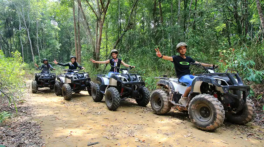 ATV rider exploring a Bintan adventure trail