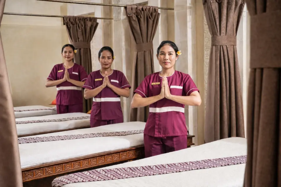 Spa and wellness treatment setting in Bintan
